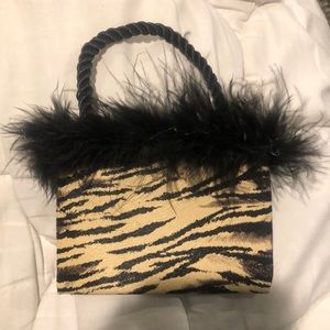 mini zebra purse/wallet